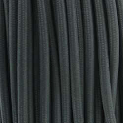 Cable Textil Negro – 25 Metros