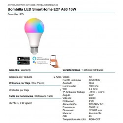 Bombilla LED SmartHome E27...